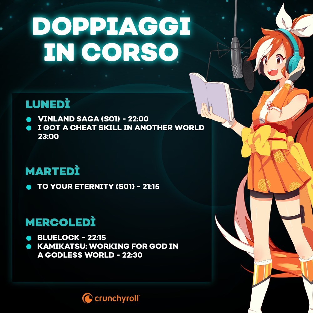 Crunchyroll - Doppiaggi italiani Crunchyroll - Doppiaggi italiani